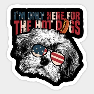 Havanese Shirt Funny 4th of July Pup Tee Sticker